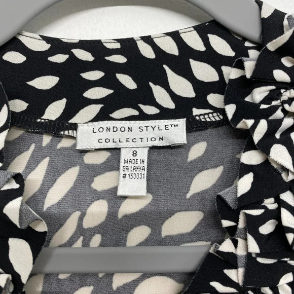 London Style Collection Ruffle Tank Dress - Picture 4 of 6